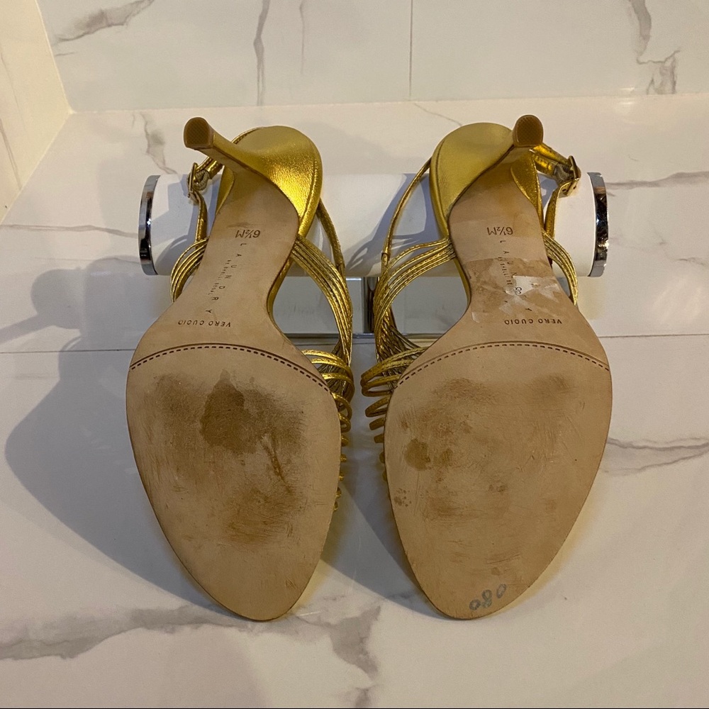 Laundry Gold Heels - Picture 6 of 7